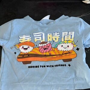 Kids Zara Sushi Graphic Tee - Blue